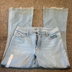 Light Blue Distressed Kimes Ranch Jeans.